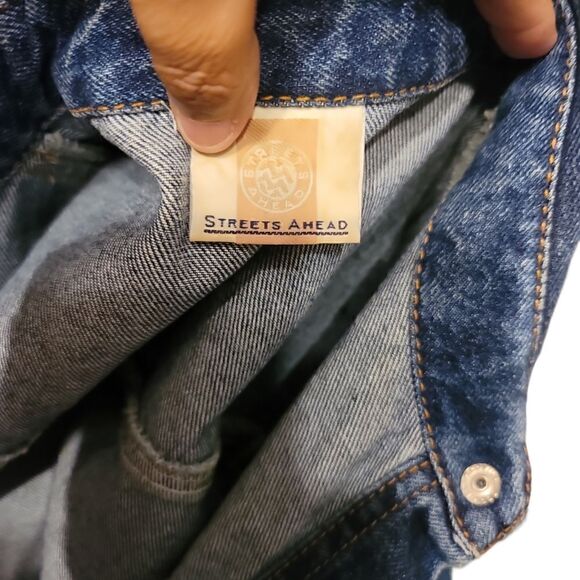 Streets Ahead Animal Print Design Denim Button Down Jacket Size M - Picture 4 of 10